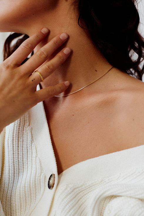 PLAIN AFFAIR KETTING GOUD
